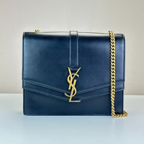 Yves Saint Laurent Handbags - Saint Laurent Black Leather Sulpice Shoulder Bag Crossbody